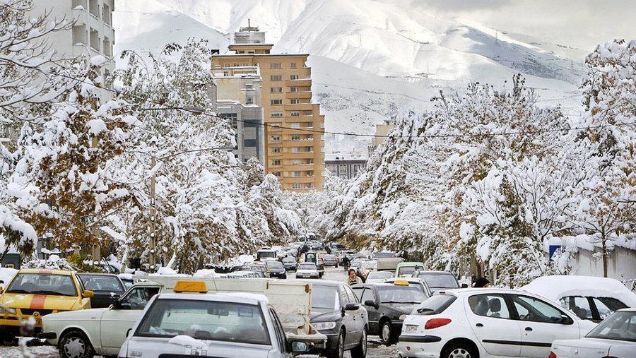 گزارش شرایط معابر تهران در پی بارش برف ، هیچ معبری مسدود نیست